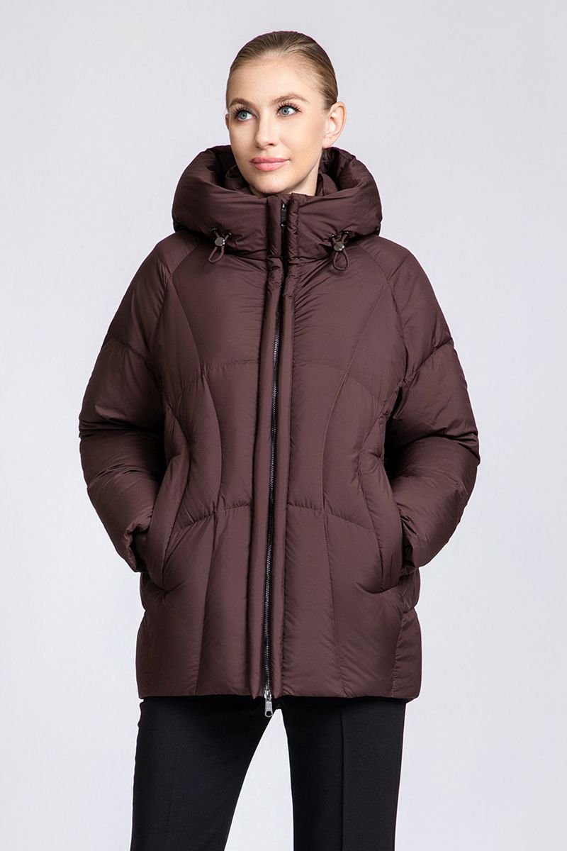 Women's casual short down coat for winte