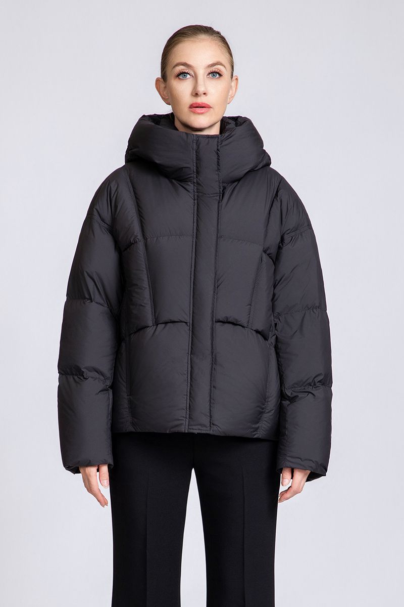 Women's winter fashion short thickened duck down coat