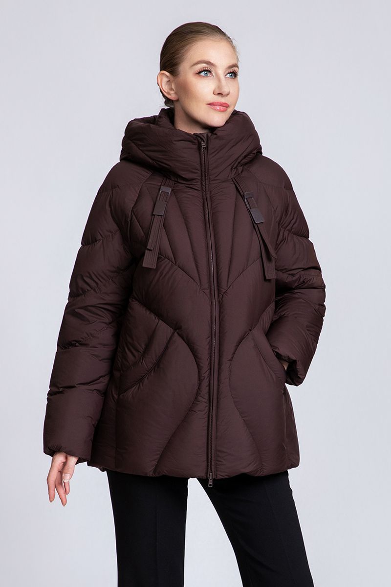 Women's Short Raglan Sleeve Down Jacket 90% Duck Down