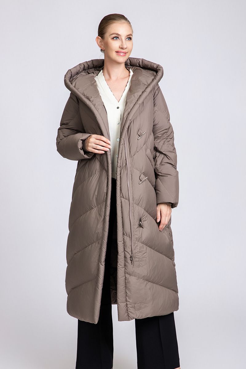 Women's Short Raglan Sleeve Down Jacket 90% Duck Down-1