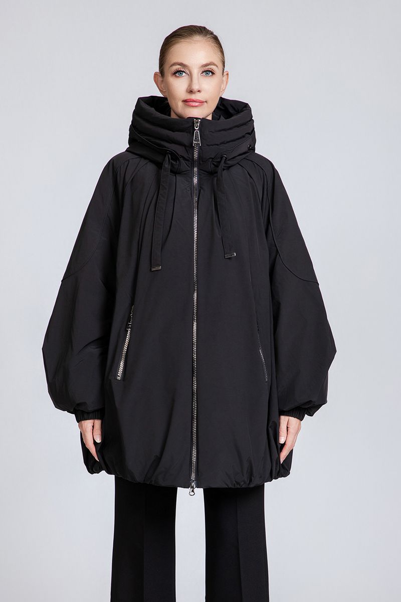 Women's Oversized Hooded 90% Duck Down Jacket &ndash; Modern Loose Fit