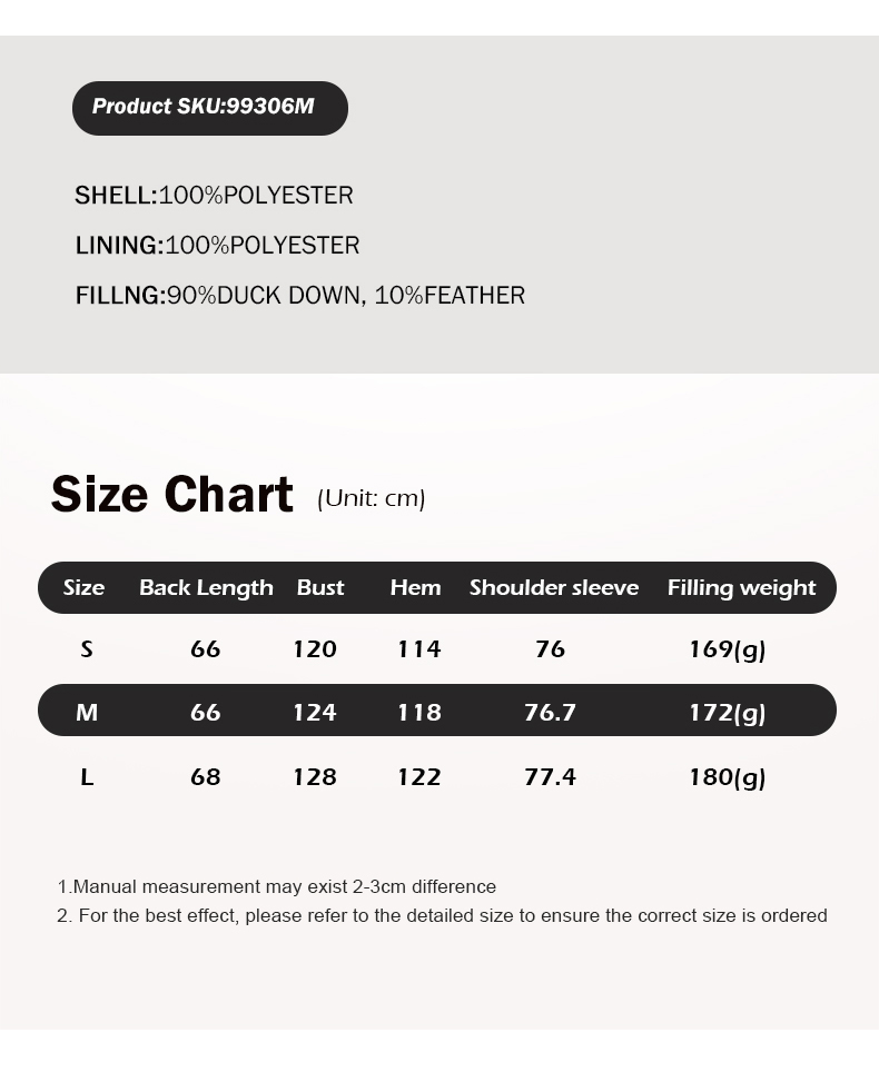 Women's short down jacket with fox fur collar