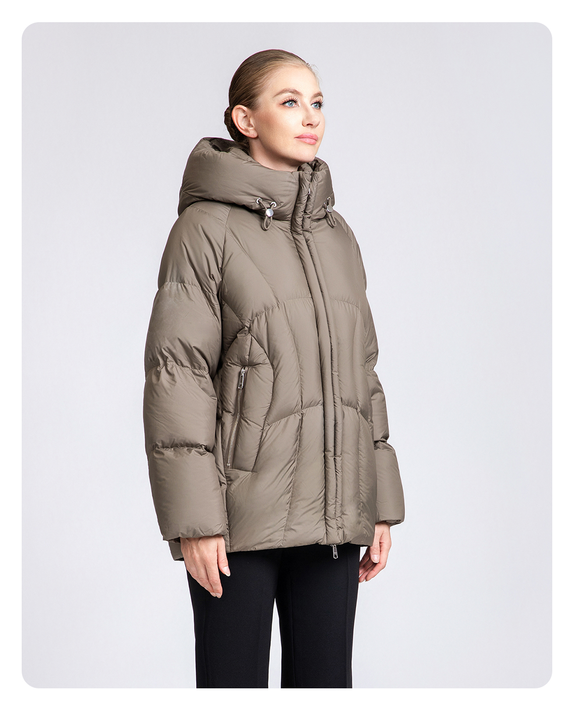 Women's casual short down coat for winte Women's casual short down coat for winte