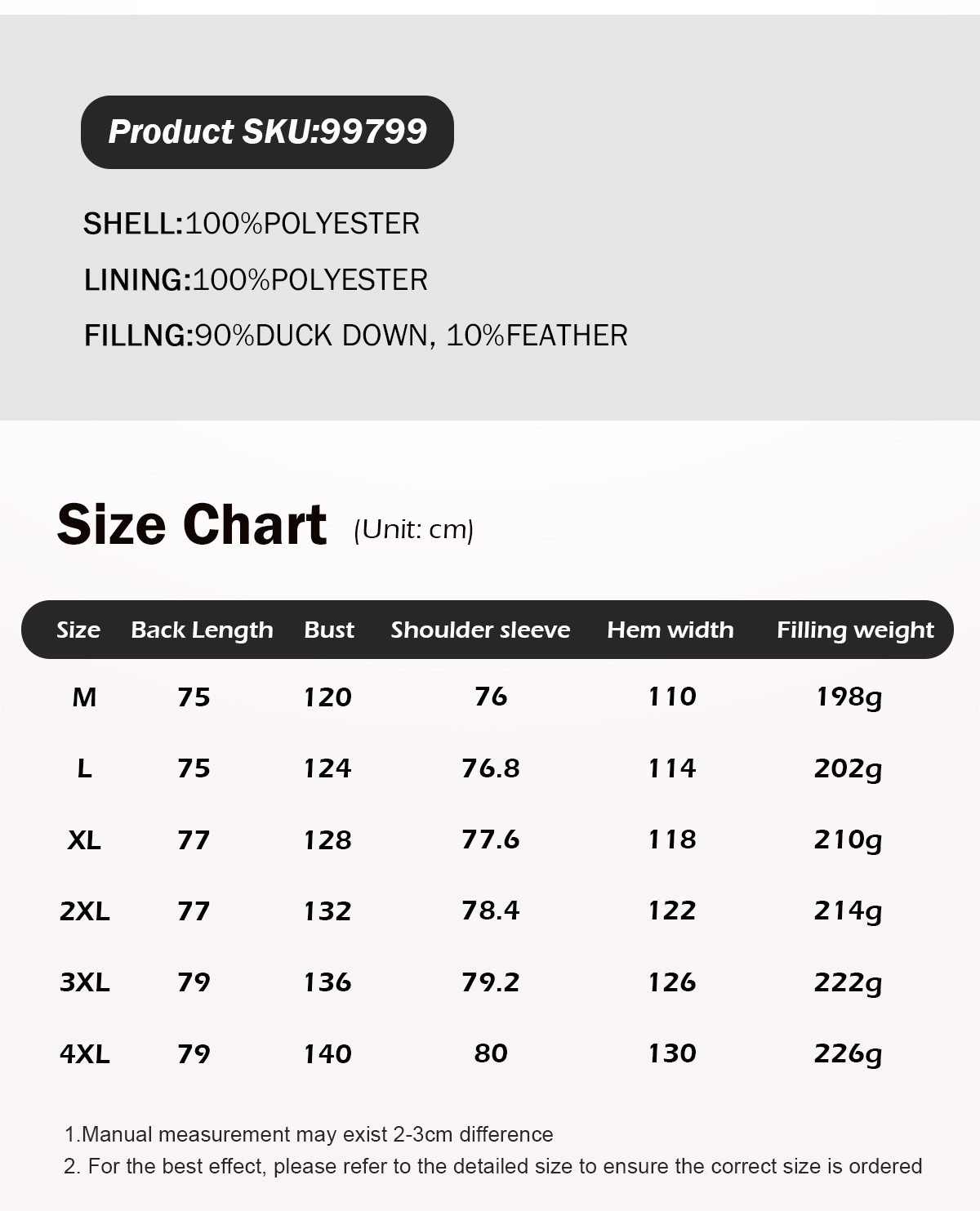 Women's winter 90% duck down short hooded down jacket