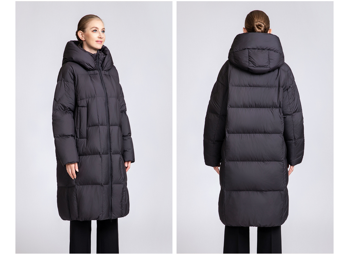 Women's Winter Knee-LengthLong Down Coat Women's Winter Knee-LengthLong Down Coat