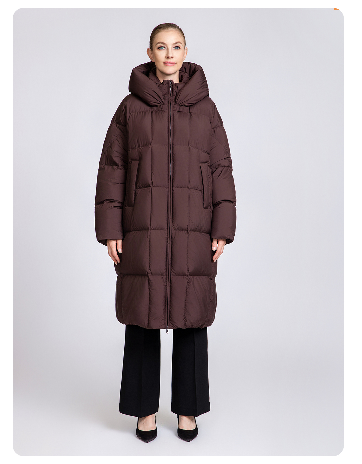 Women's Winter Knee-LengthLong Down Coat Women's Winter Knee-LengthLong Down Coat
