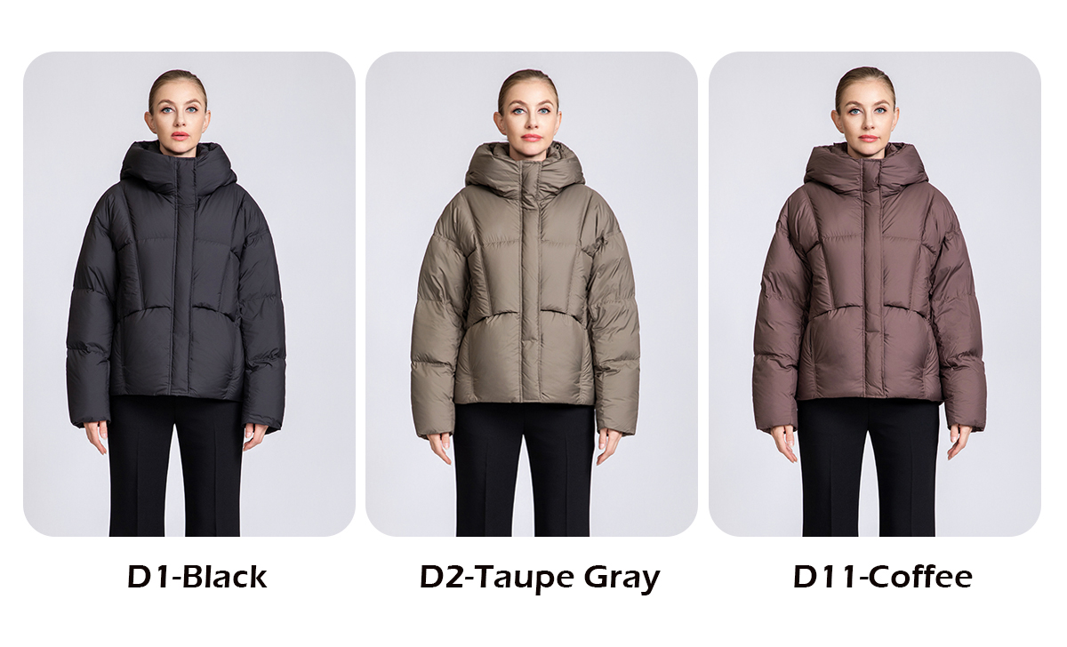 Women's winter fashion short thickened duck down coat Women's winter fashion short thickened duck down coat