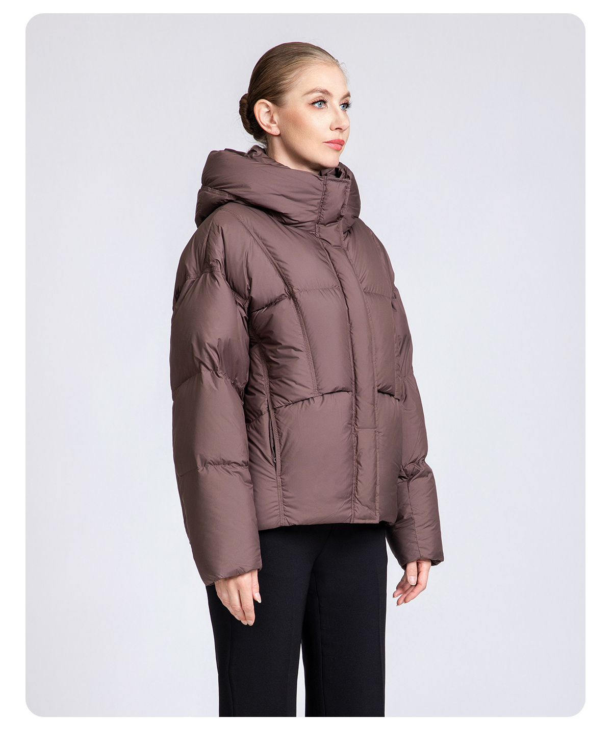 Women's winter fashion short thickened duck down coat Women's winter fashion short thickened duck down coat
