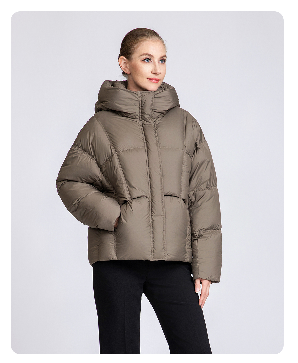 Women's winter fashion short thickened duck down coat Women's winter fashion short thickened duck down coat