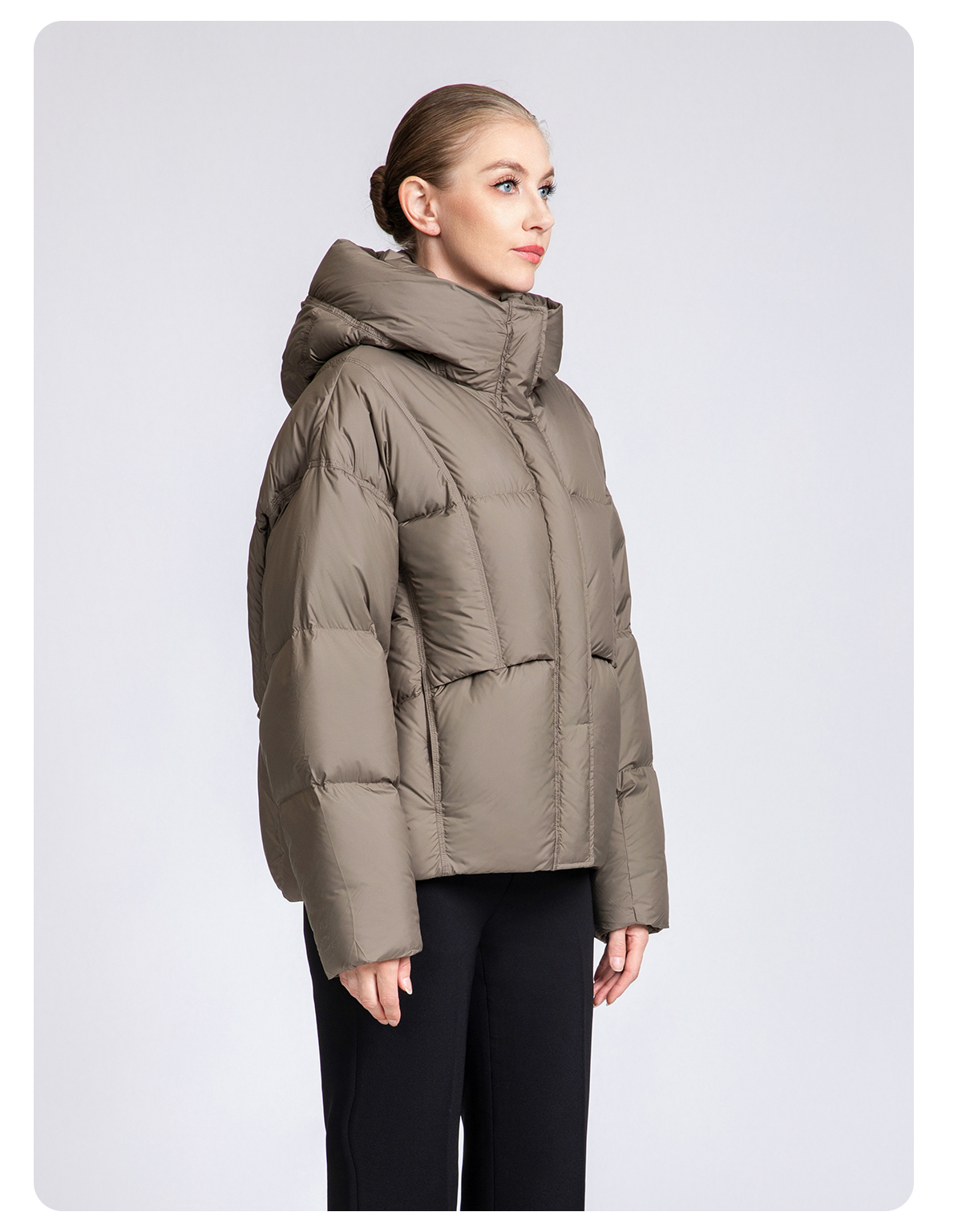 Women's winter fashion short thickened duck down coat Women's winter fashion short thickened duck down coat