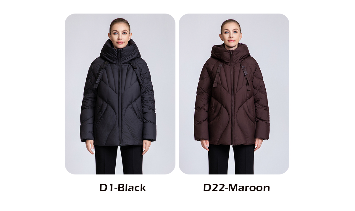 Women's Short Raglan Sleeve Down Jacket 90% Duck Down Women's Short Raglan Sleeve Down Jacket 90% Duck Down