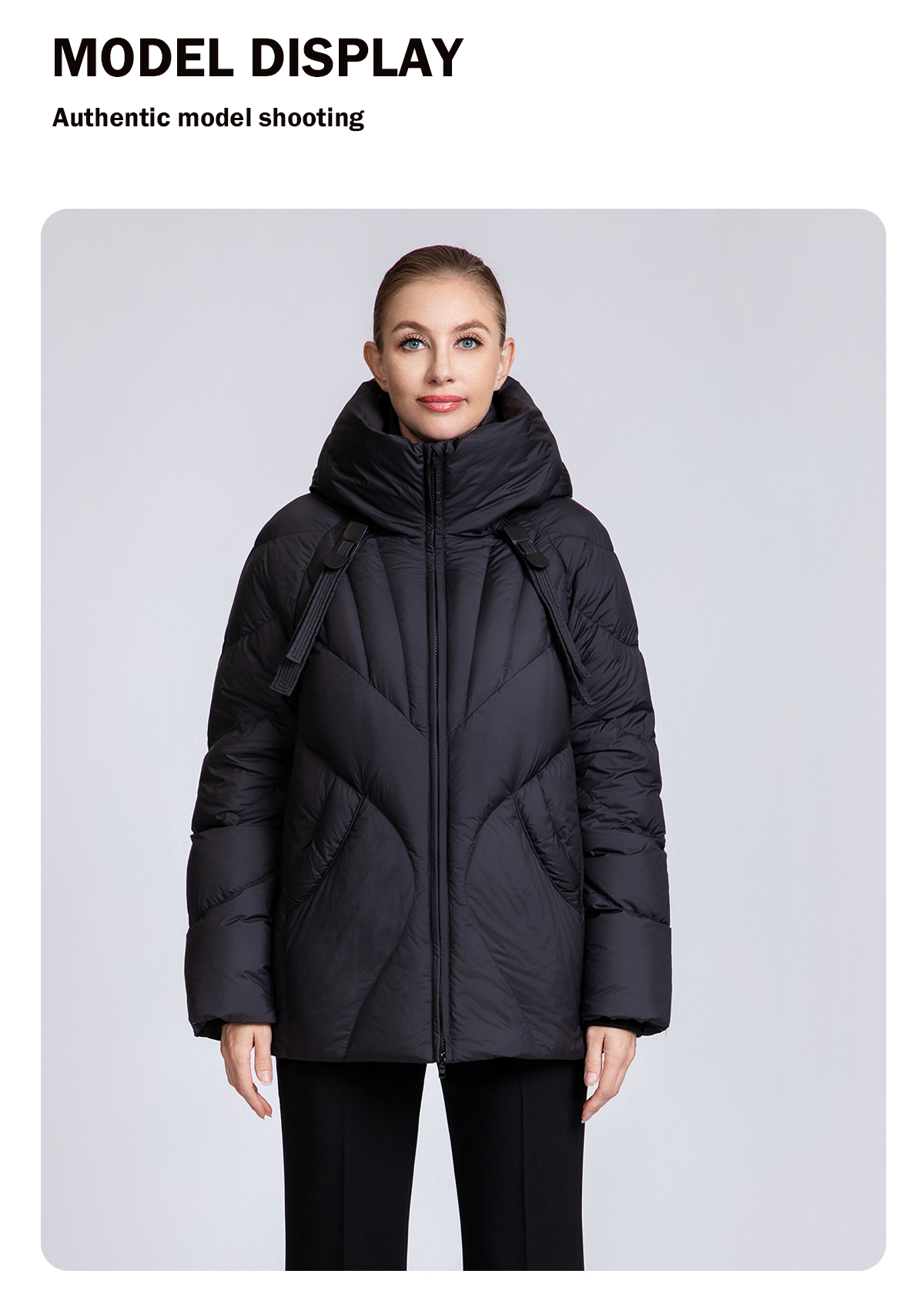 Women's Short Raglan Sleeve Down Jacket 90% Duck Down Women's Short Raglan Sleeve Down Jacket 90% Duck Down