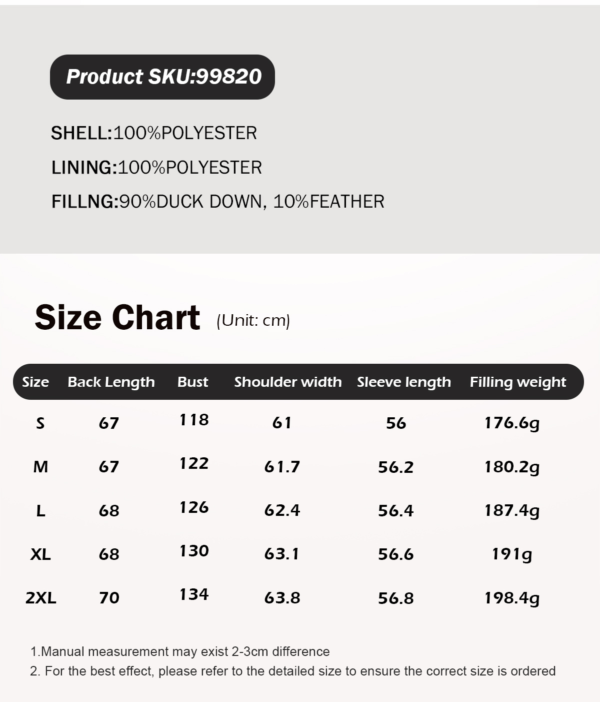 Women's Short Hooded 90% Duck Down Jacket - Comfort Fit