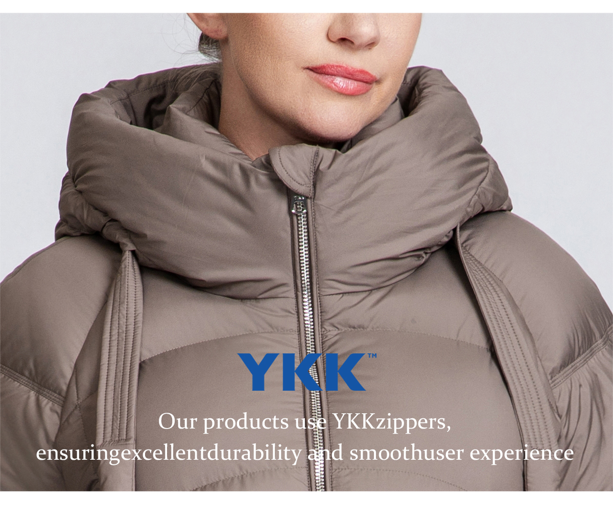 Women's winter 90% duck down short hooded down jacket