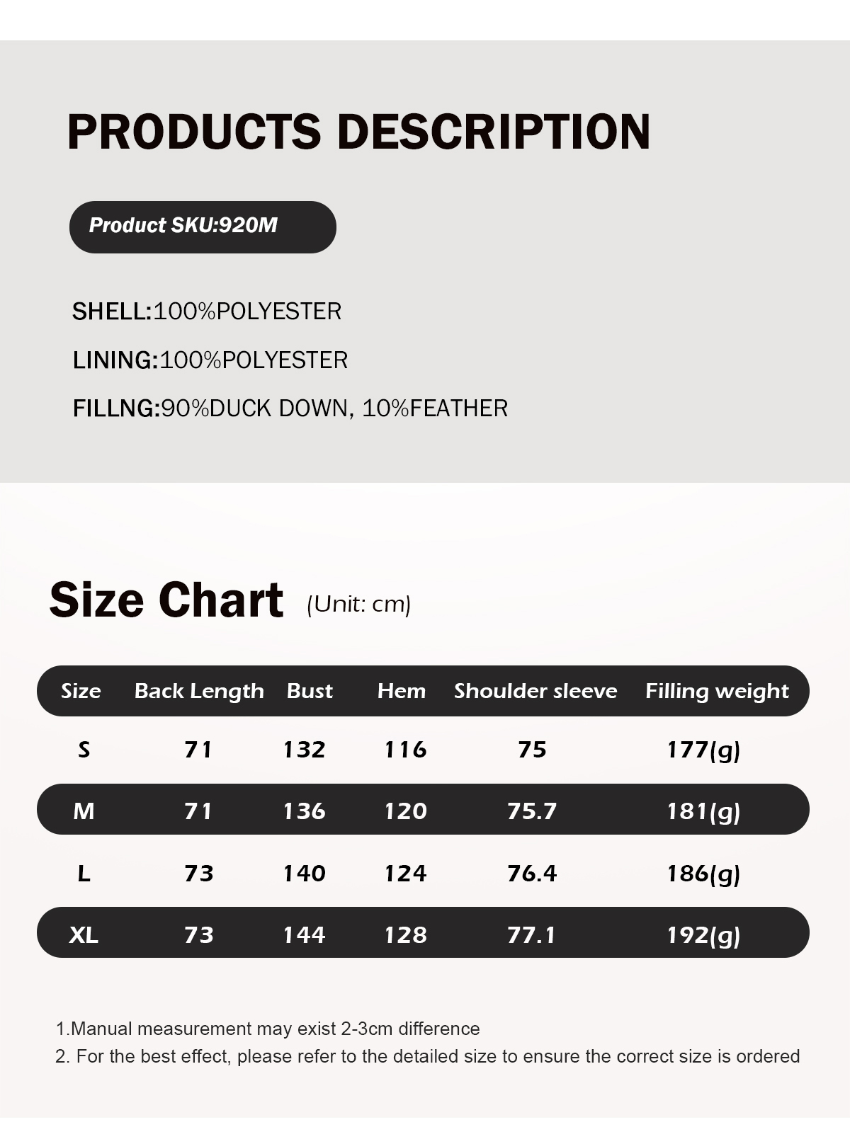 Short down jacketwith fox fur collar