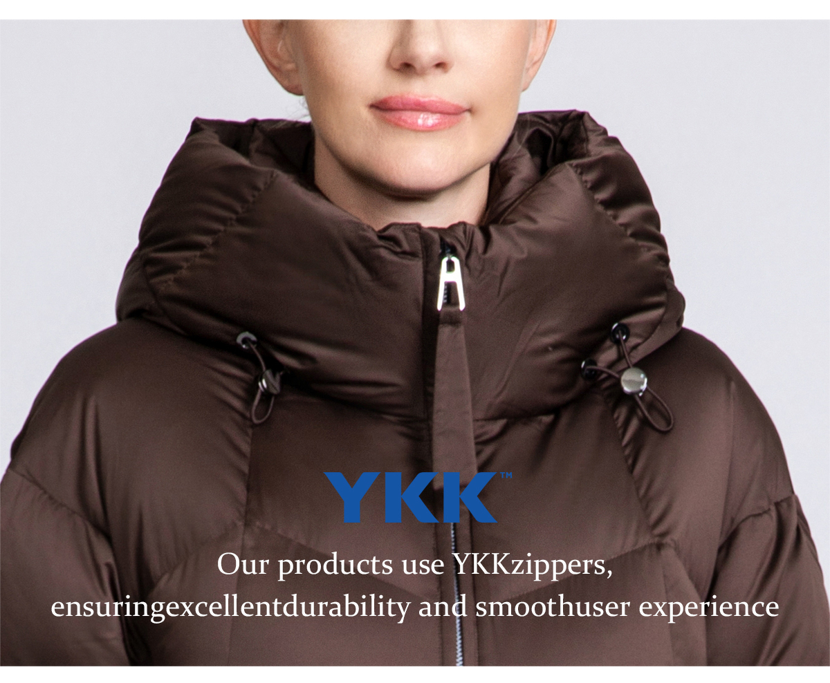 Women's 90% Duck Down Puffer Jacket with Hood