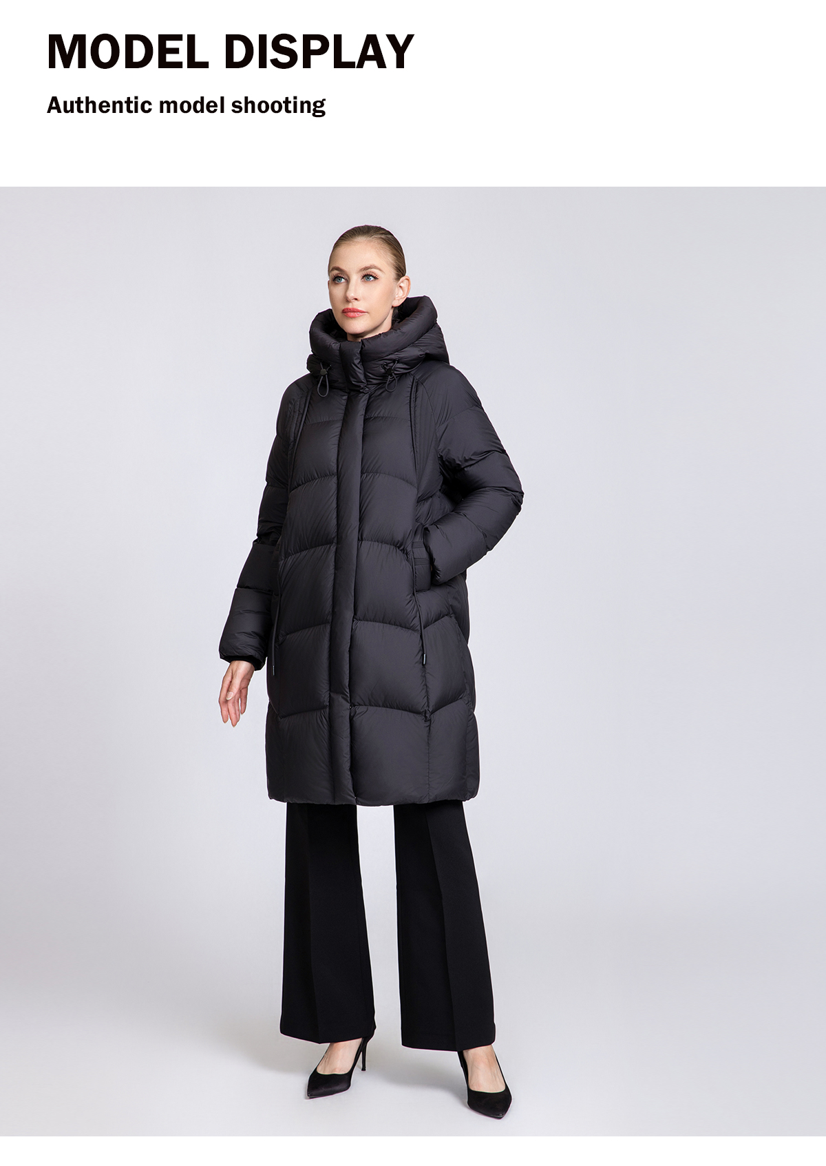 Women's 90% Duck Down Puffer Coat
