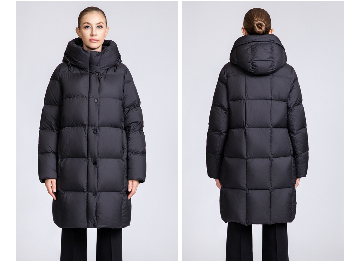 Women's 90% Duck Down Long Puffer Coat