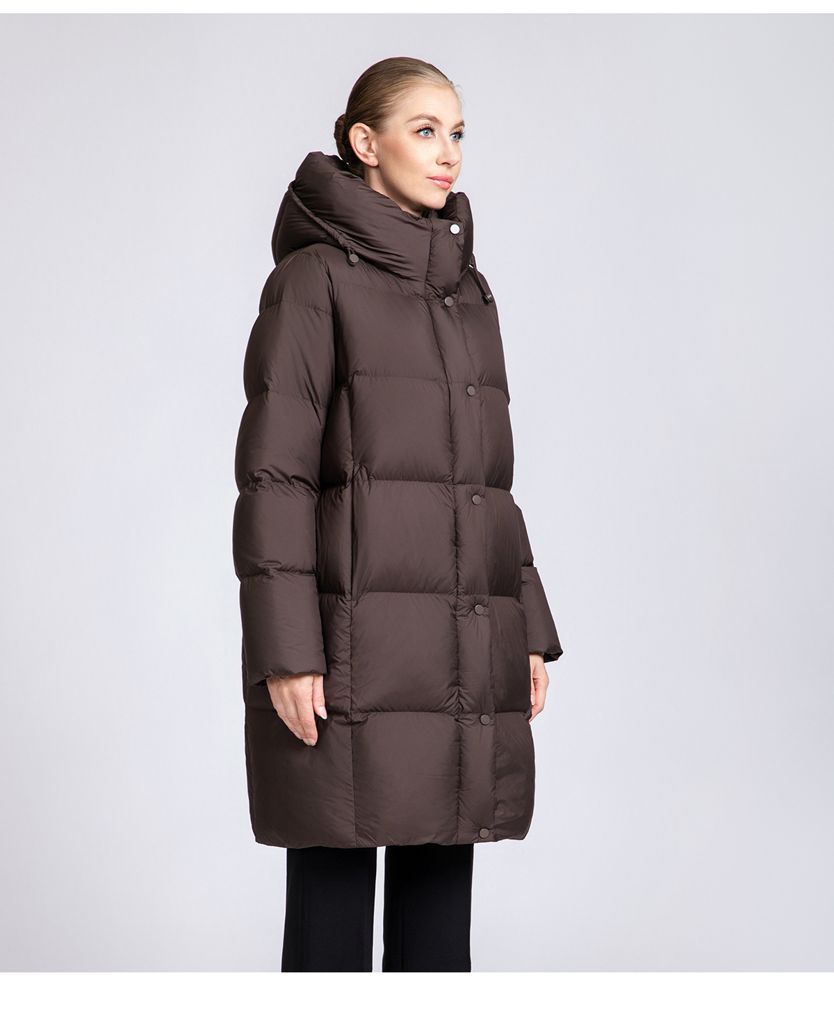 Women's 90% Duck Down Long Puffer Coat