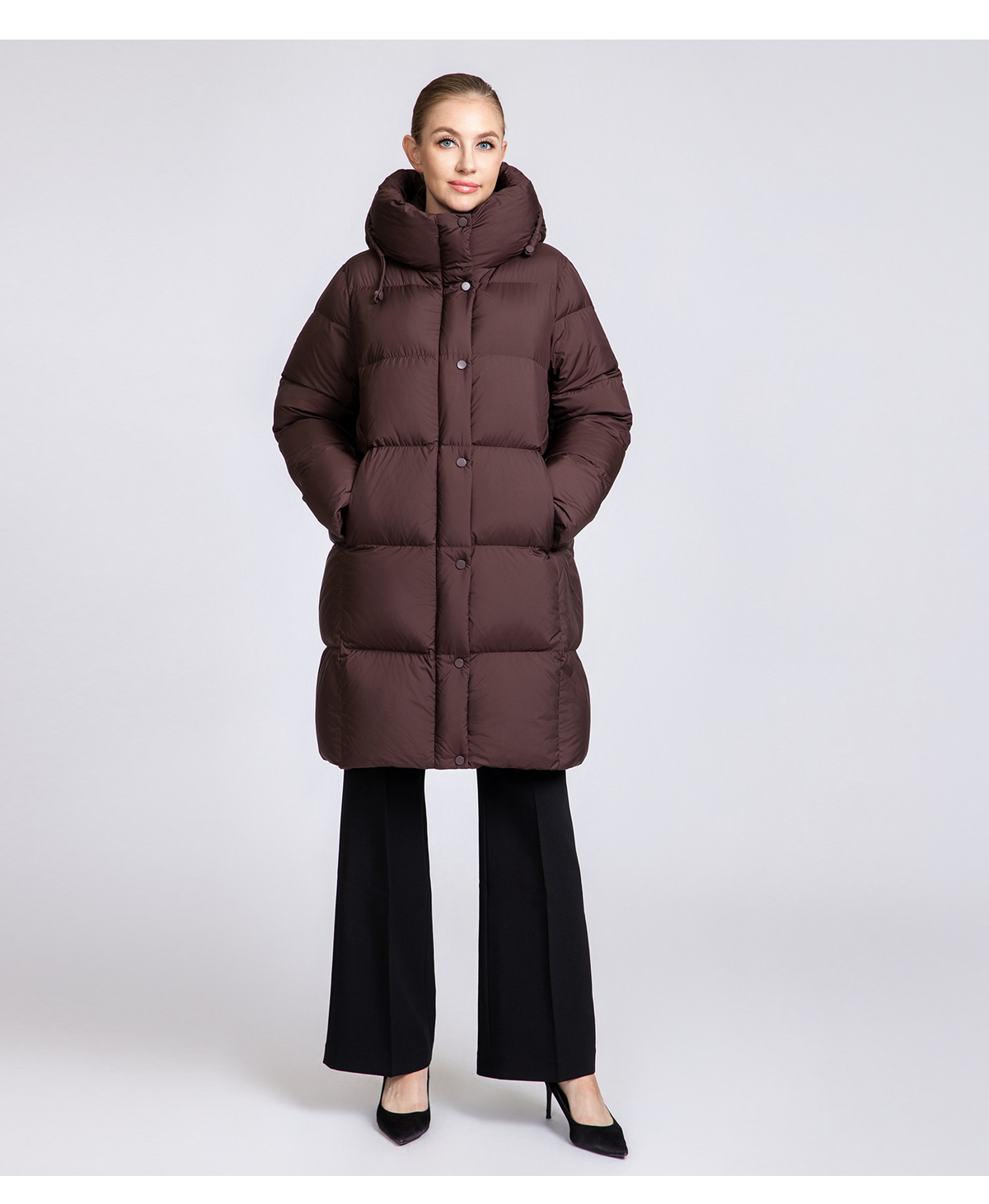 Women's 90% Duck Down Long Puffer Coat