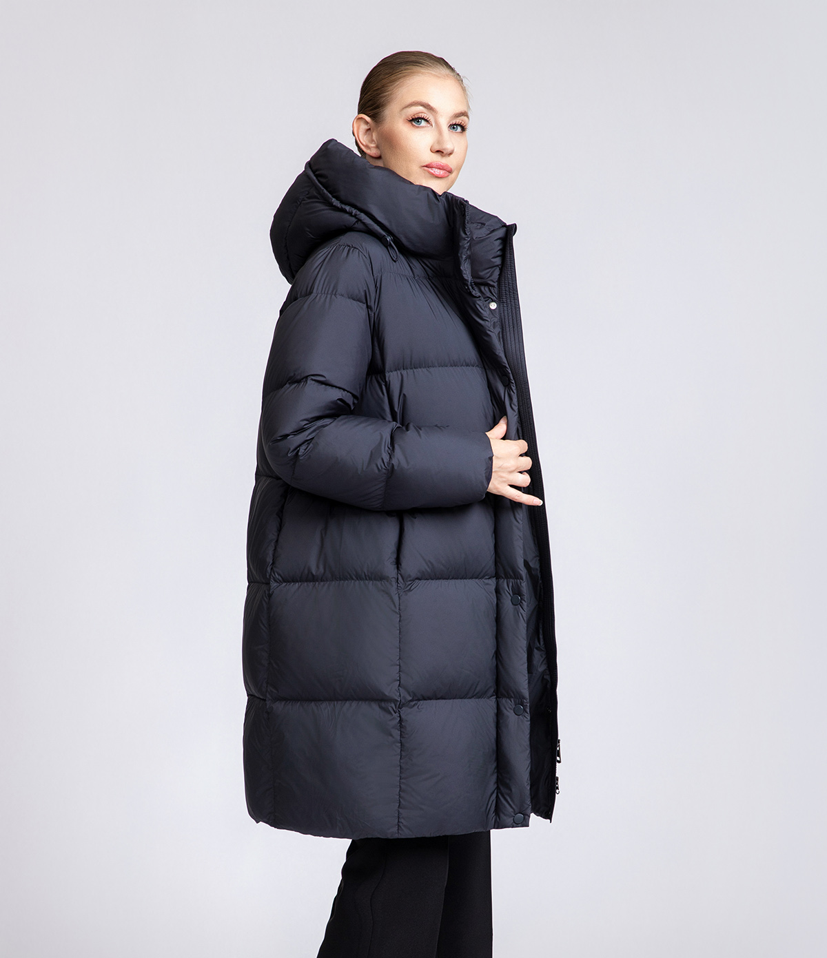 Women's 90% Duck Down Long Puffer Coat
