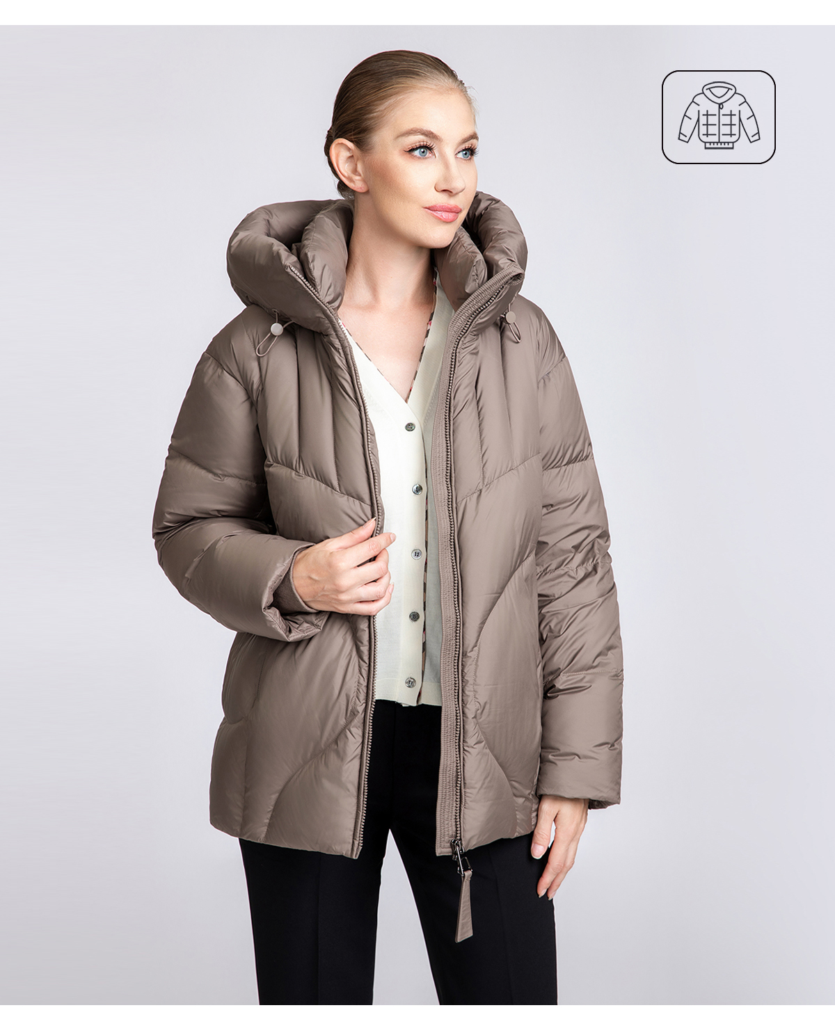 Women's Duck Down Puffer Jacket