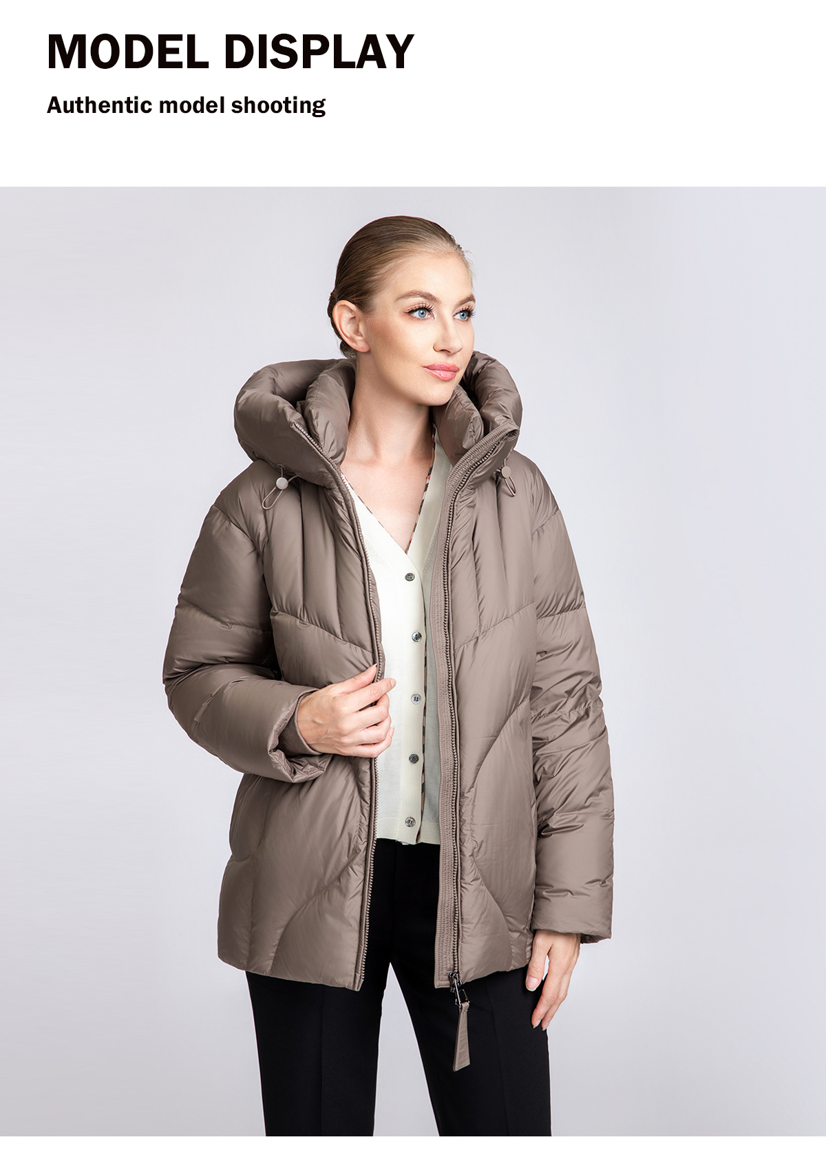 Women's Duck Down Puffer Jacket
