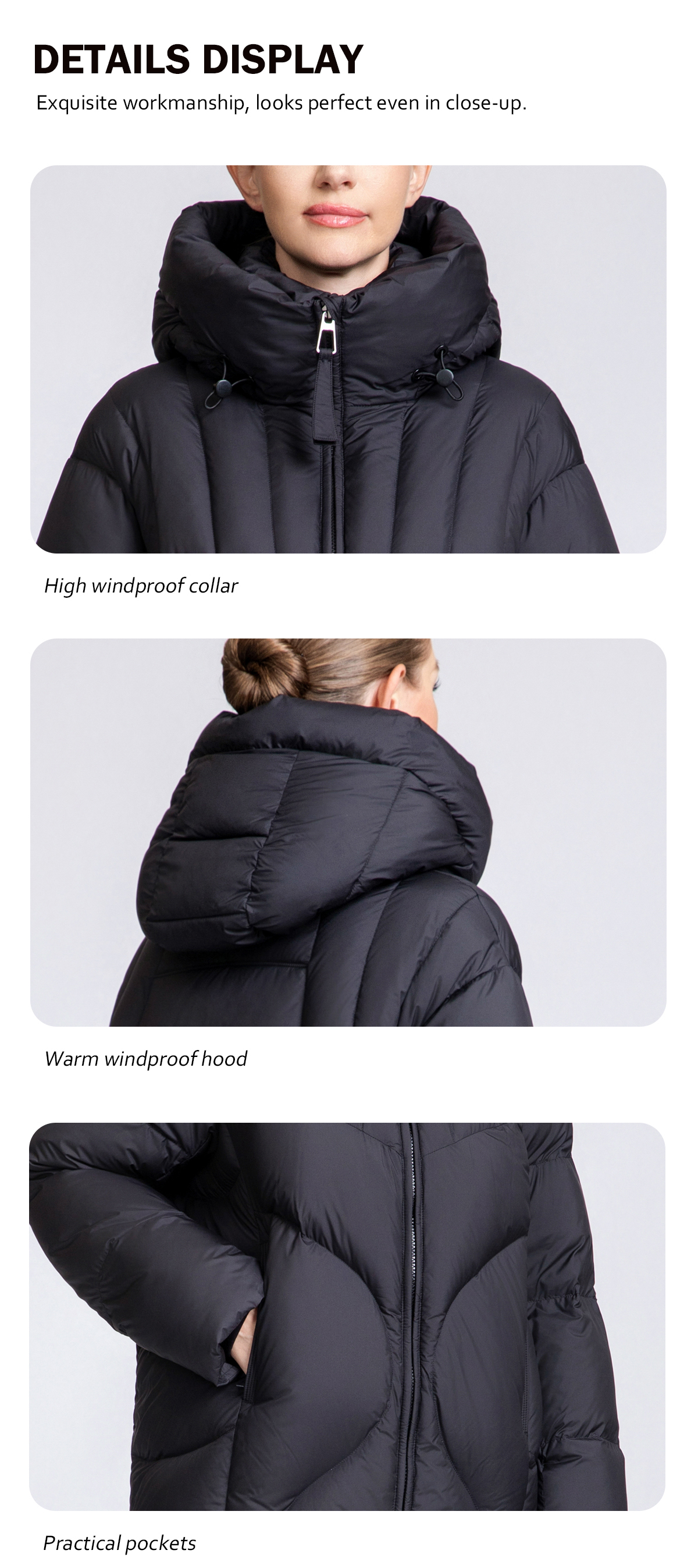 Women's Duck Down Puffer Jacket