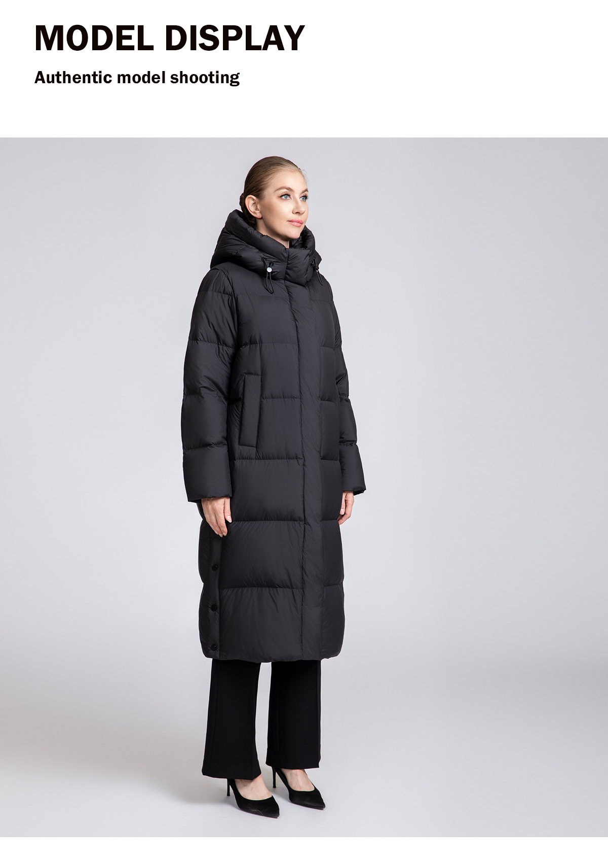 Women's Long Straight Down Puffer Coat