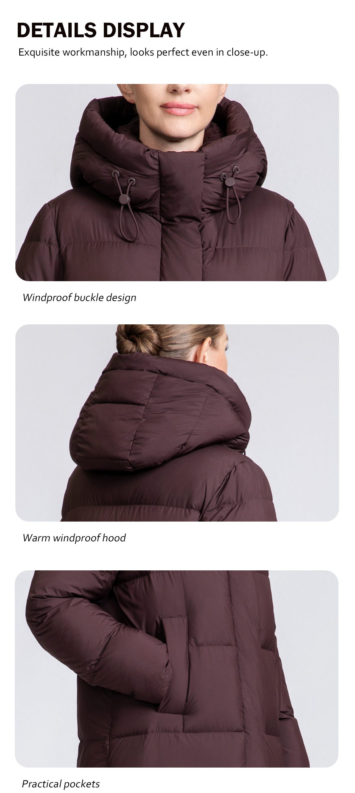 Women's Long Straight Down Puffer Coat