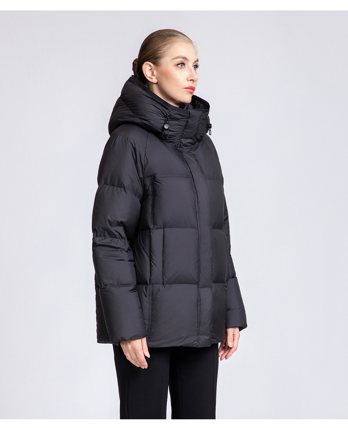 Women's Hooded Short Down Puffer Jacket