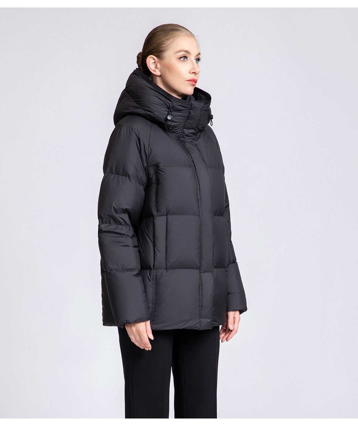 Women's Hooded Short Down Puffer Jacket