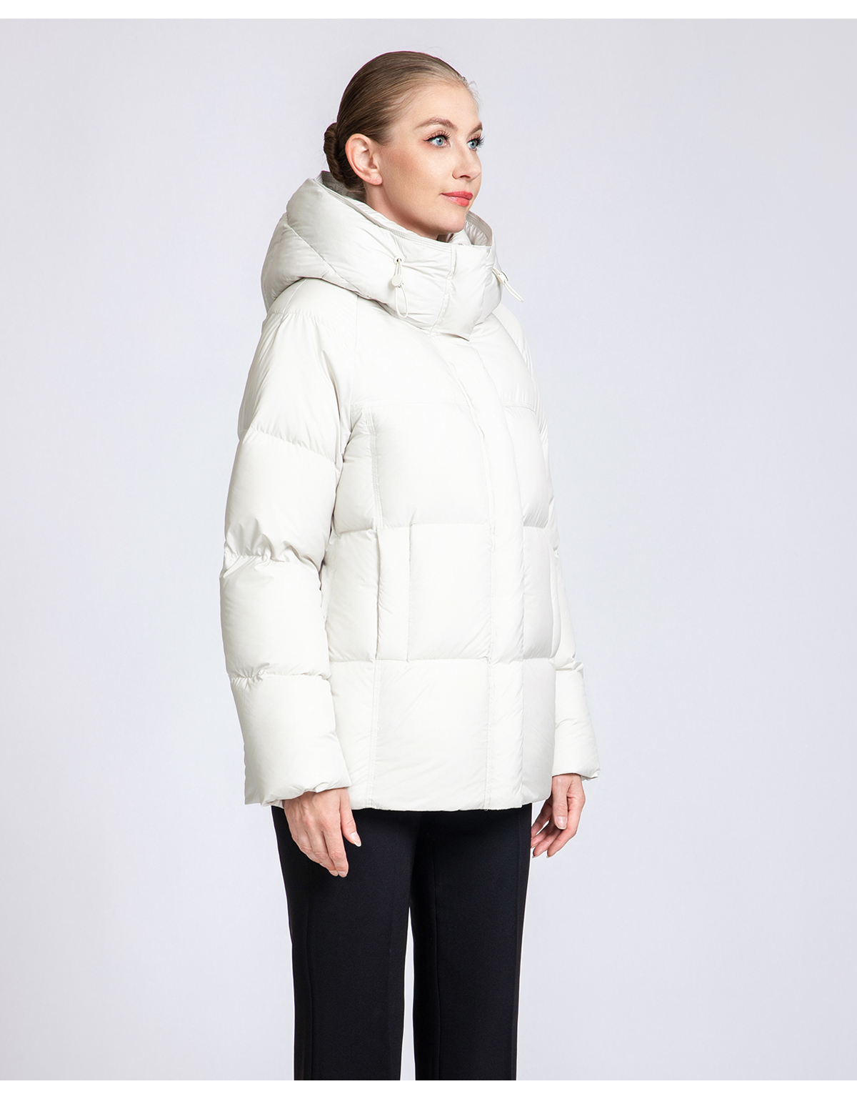 Women's Hooded Short Down Puffer Jacket