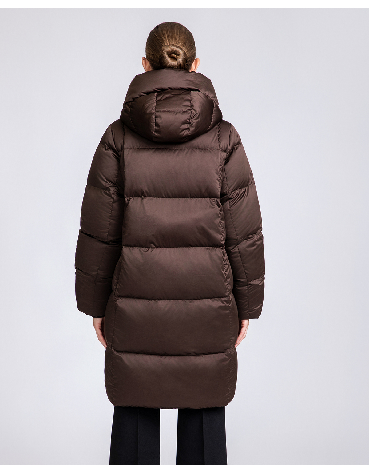 Women's Boxy-Fit Mid-Length Down Coat
