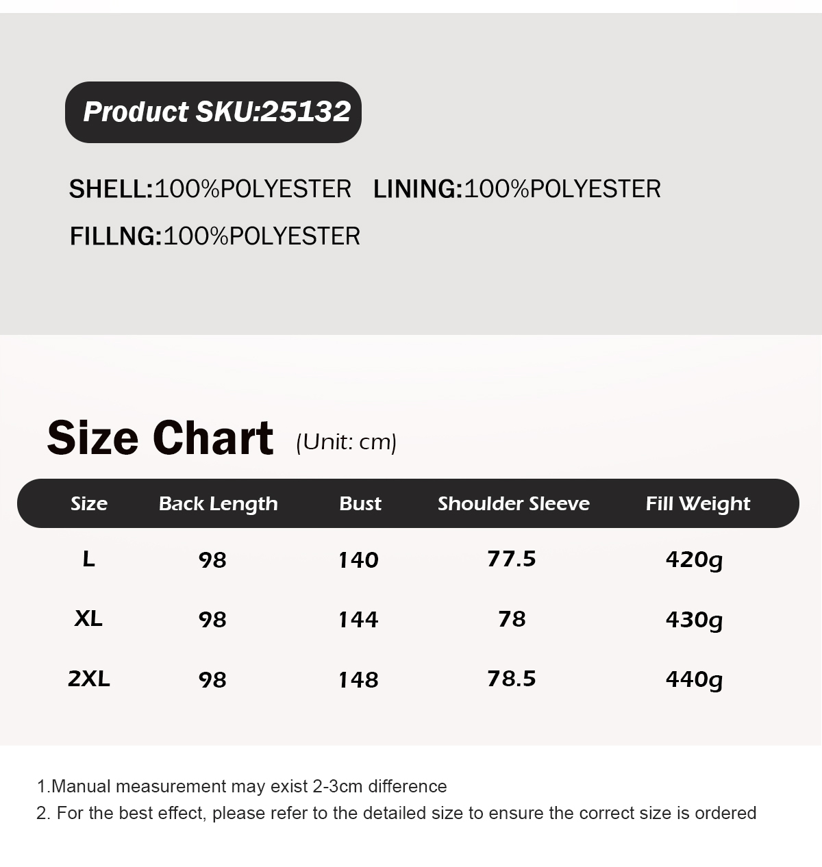 Women's Oversized Mid-Length Padded Coat with Faux Mink Fur Collar